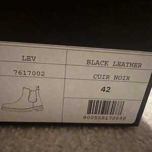 la canadienne black leather boots size 42 (Euro)